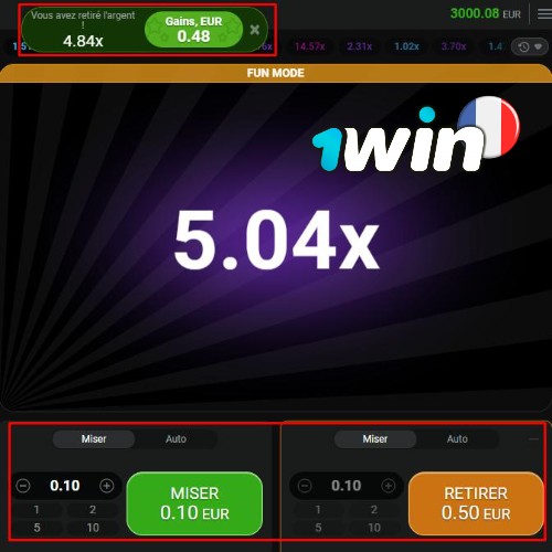 Un exemple de pari gagnant sur le site d'un bookmaker et d'un casino dans un jeu