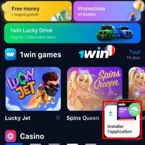 Téléchargez l'application bookmaker et casino sur Android